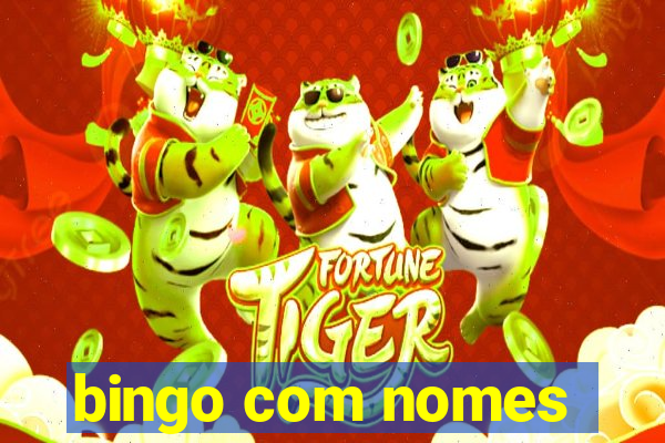 bingo com nomes